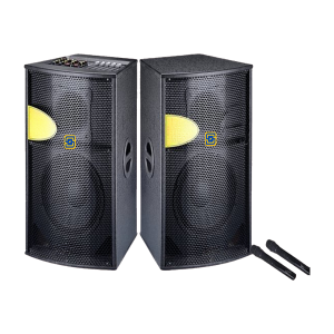 Ossywud 240W DJ Speaker with Bluetooth and Dual 15 Inch Woofers